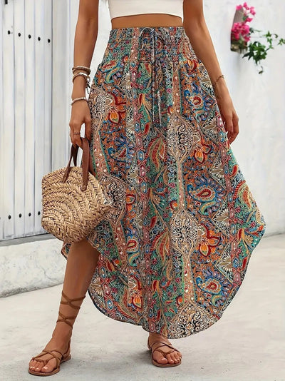 Sofia | Coloured boho skirt