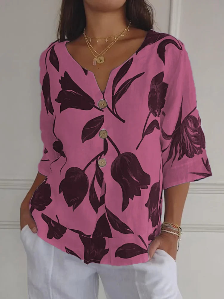 Sofia | Blouse with flowers