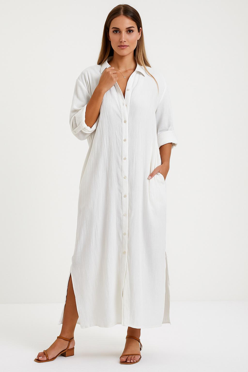 Sofia | Stylish everyday shirt dress