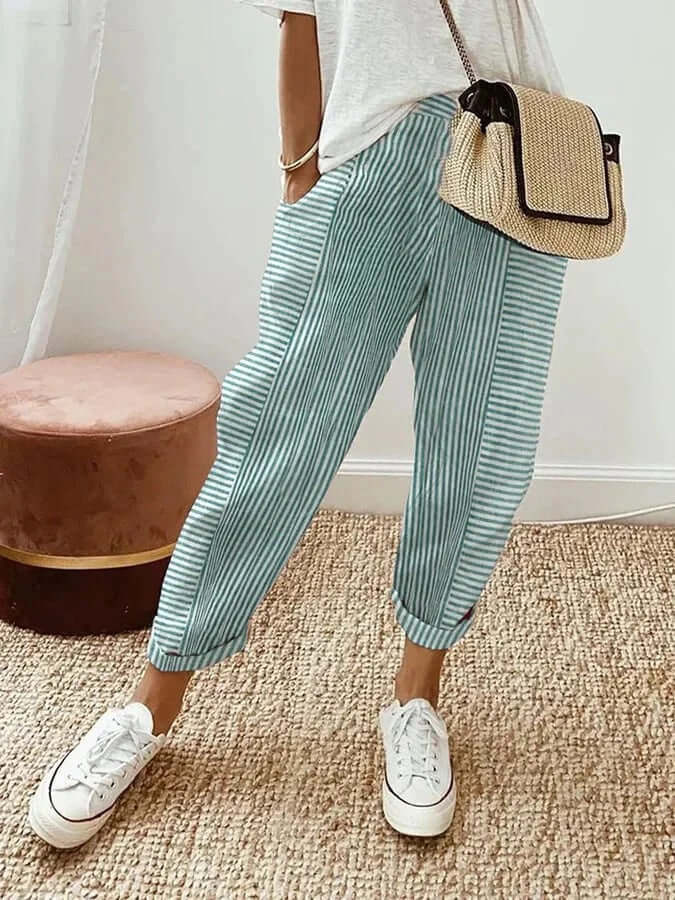 Sofia | Striped trousers