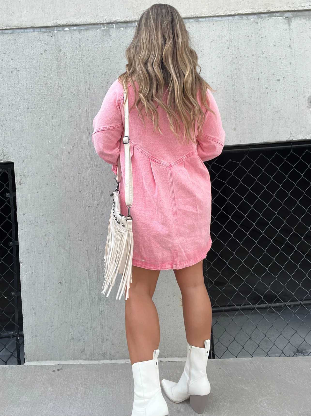Sofia | Short denim shirt dress