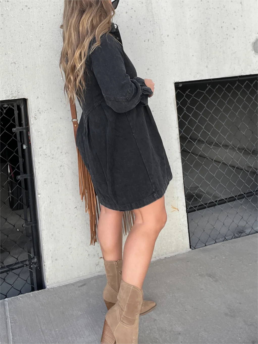 Sofia | Short denim shirt dress