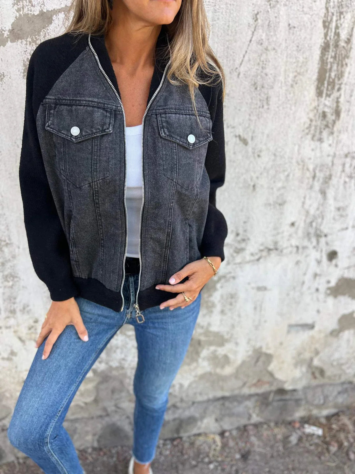 Sofia | Modern denim jacket