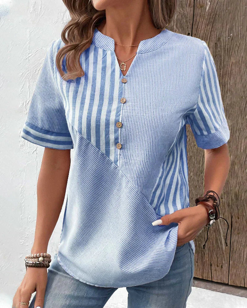 Sofia | Elegant striped blouse