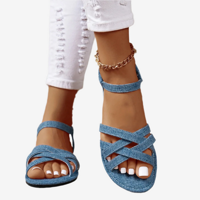 Sofia | Orthopaedic denim sandals