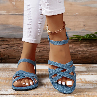 Sofia | Orthopaedic denim sandals
