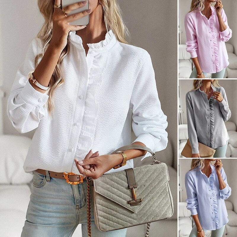 Sofia | Blouse with ruffles