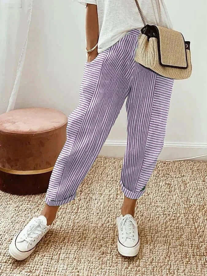 Sofia | Striped trousers