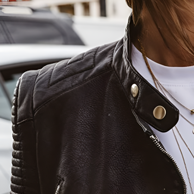 Sofia | Elegant leather jacket