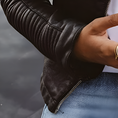 Sofia | Elegant leather jacket