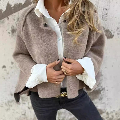 Sofia | Short Coat With Chic Flared Sleeves