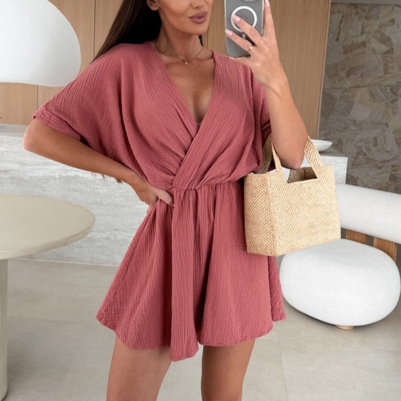 Sofia | Short summer dress with sweetheart neckline